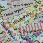 【再販2!!】マステ風ThankYouシール 60枚♡