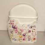 受注作成 花柄ゴミ箱 花柄ごみ箱 花柄ダストボックス