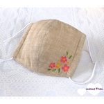 小花のダブルガーゼマスク*子供サイズ*