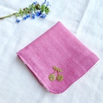 4重ガーゼのミニハンカチ