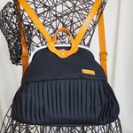 大『受注製作』栃木レザー×倉敷帆布 バルーンリュック24 No.2451