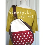 Kさまオーダー倉敷帆布 がまぐちボディバッグ No.1502