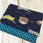 新作☆移動ポケット カワウソネイビー