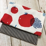 【再販】北欧トマト柄移動ポケット(赤)