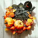 * ハロウィンリース * Halloweenプレート 33size。.:*:・'°☆