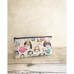 おしゃれなペンケース (生成り) ふでばこ ポーチ