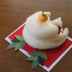 羊毛◆ネコ鏡もち ☆箱入り☆ b