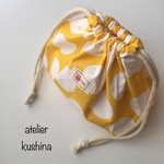 お弁当袋🔸水玉柄☆女の子☆幼稚園保育園☆巾着袋