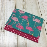 【再販】人気柄!移動ポケット フラミンゴ柄