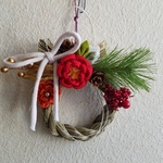 【最終お知らせ】【つまみ細工】福々ミニしめ縄飾り2020