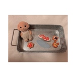 《コーデュロイ×花柄》ぱっちんピン2本セット♡