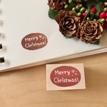 Merry Christmas チョコプレートはんこ
