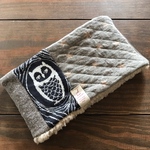 キッズ ネックウォーマー *星 ふくろう プードルファー*Lサイズ