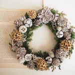 松かさとヒロムスギのウィンターリース❈