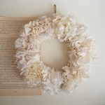 レースたっぷりnaturalリース*