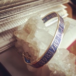 黄金比バングル 大サイズ ブルー ※サイズ確認お願いします