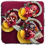 つまみ細工お正月飾り