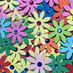 クラフトパンチ キラキラデイジー110枚♡