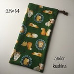 bon83pip様 専用ページ☆縦長巾着袋28×14🐾カピバラ☆カトラリー袋☆箸袋