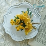 *コサージュ* ミモザ。.:*:・'°☆