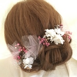 卒業式結婚式 ピンクチュール