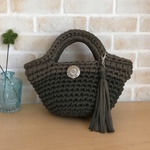 miniマルシェバッグ/カーキ