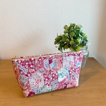 パッチワークポーチ(ピンク)