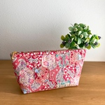 パッチワークポーチ(ピンク)