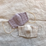 2枚組 子供用立体ガーゼマスク リバーシブル