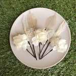 ヘッドドレス 9本セット .ブライダル.ヘアーアクセサリー.式.2