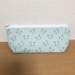 猫柄のペンケース ファスナーポーチ