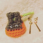 ✨SALE✨ビビッドオレンジミニ巾着さん