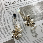 【2個】ハートとパールチャーム 110