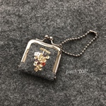 patch “008” 豆がま口の小さなアクセサリーケース