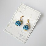 巻き玉のピアス【蒼玉】3/28(土)22:00~販売開始