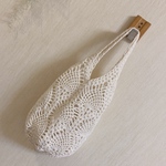 パイナップル編みネットバッグ ホワイトミルク