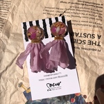 【ラメフラワー*シフォン】イヤリング ピアス