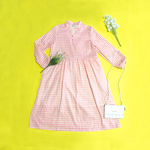 優しい時間のワンピース(ピンク)