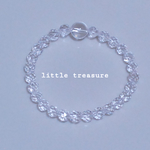 再販☆水晶64面カット☆天然石ブレスレット