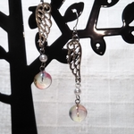 羽としゃぼん玉ピアス、イヤリング