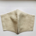 ハンドメイド インナーマスク 綿100% 立体マスク キット Wガーゼ 大人用 ベージュ