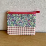 ポケットティッシュケース付きポーチ