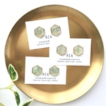 ♢driedflower×hexagonピアス/イヤリング♢