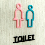 ルームサイン カラー(トイレサイン、トイレマーク)