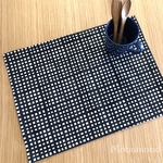 【gingham】モノトーンのランチョンマット