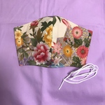 ・和柄立体タイプエコマスクワイヤー入り 和柄1枚+ダブルガーゼ2枚重ね