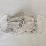 布マスク/フィルターポケット付き 花柄① 大人用