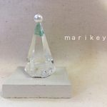 【送料無料】ドライフラワーのリングホルダー 白