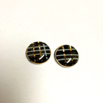 チェック柄ピアス