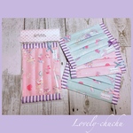 ゆめかわ プリーツマスク 子供サイズ ピンク